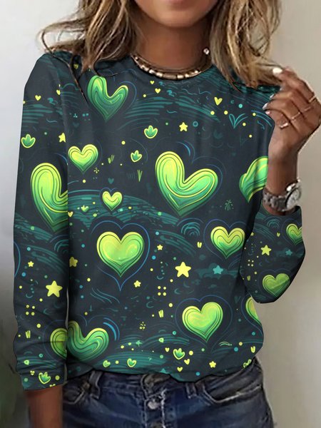 St. Patrick's Day printed long sleeved T-shirt, Long sleeves, Lilicloth.com