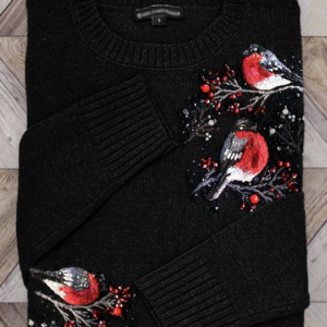 Women Wool/Knitting Animal Long Sleeve Comfy Casual Sweater, Sweaters, color:Black|size:5XL, catalog Noracora shop