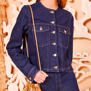 Urban Regular Sleeve Plain Denim Coat, Jackets, color:Blue|size:XXL, Stylewe