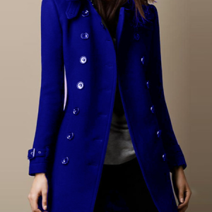Women's Plain Regular Loose Jacket, Outerwear, color:Blue|size:3XL, catalog Noracora shop