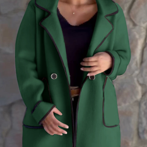 Women's Plain Regular Loose Coat, Coats, color:Green|size:5XL, catalog Noracora shop