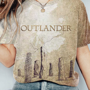 Historical Tv Series Inspired Print Vintage T-Shirt, T-shirts, Lilicloth.com