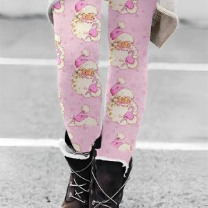 Women's Casual 3D Printing All Season Ankle Pants Leggings, JustFashionNow Leggings, color:Color5|size:3XL,