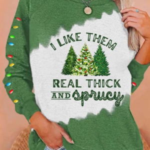 Casual Crew Neck Christmas Sweatshirt Zipper, Hoodies & Sweatshirts, color:Green|size:3XL, catalog Noracora shop