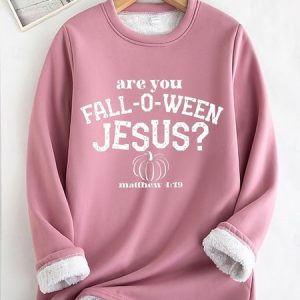 Casual Crew Neck Halloween Sweatshirt Fleece, Hoodies & Sweatshirts, color:Pink|size:3XL, catalog Noracora shop