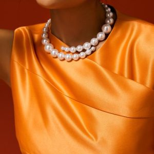 Elegant Open Size Pearl Choker, Necklaces, color:White, Stylewe