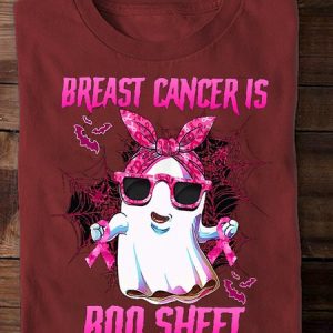 Halloween Casual Cute Ghost Pattern Crew Neck Long Sleeve T-shirt, T-shirts, color:Wine Red|size:XXL, catalog Noracora shop