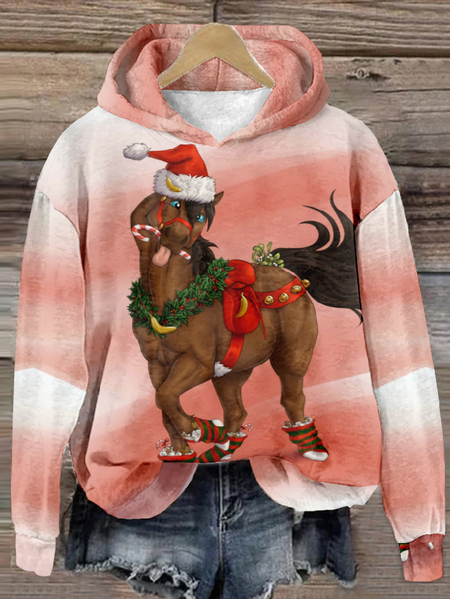 Women's Hoodie Horse Casual Spring/Fall Long Sleeve Sweatshirt, JustFashionNow Sweatshirts & Hoodies, color:Color3|size:4XL,