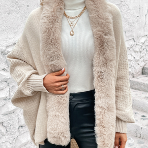 Women Wool/Knitting Ethnic Long Sleeve Comfy Casual Cardigan, Outerwear, color:Off White|size:L, catalog Noracora shop