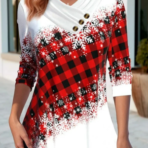 Turtleneck Long Sleeve Christmas Hot Drilling Regular Micro-Elasticity Loose Blouse For Women, Blouses, color:White|size:XXL, catalog Noracora shop