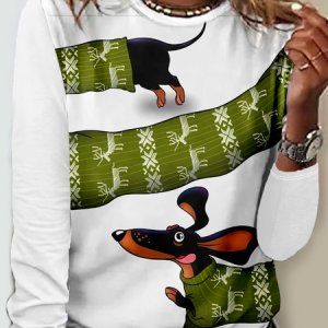 Jersey Casual Ethnic T-Shirt, Long sleeves, Lilicloth.com