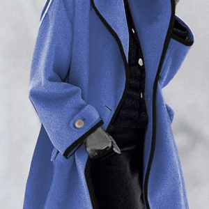 Women's Color Block Pocket Stitching Regular Loose Coat, Coats, color:Blue|size:5XL, catalog Noracora shop