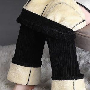 Casual Plain Long Pant, Leggings, color:Black|size:4XL, catalog Noracora shop