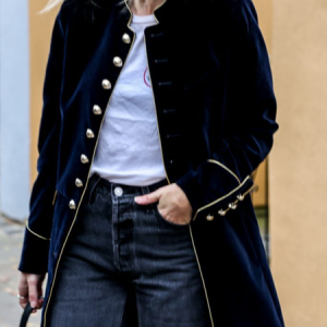 Women's Plain Thicken Loose Jacket, Outerwear, color:Navyblue|size:XL, catalog Noracora shop