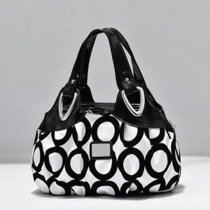 Elegant Underarm Bag, Bags, color:Black-white|size:One-size, Stylewe