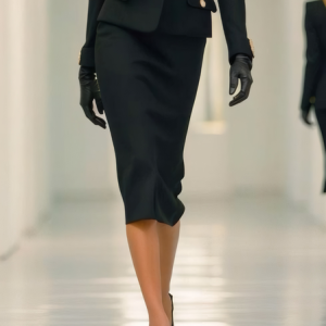 Urban Bodycon Midi Skirt, Skirts, color:Black|size:XXL, Stylewe