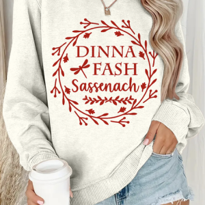 Dragonfly Retro Round Neck Sweatshirt, Hoodies&Sweatshirts, Lilicloth.com