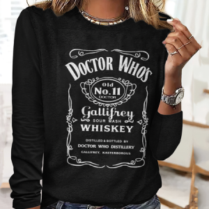 Doctor Who casual long sleeved T-shirt, Long sleeves, Lilicloth.com