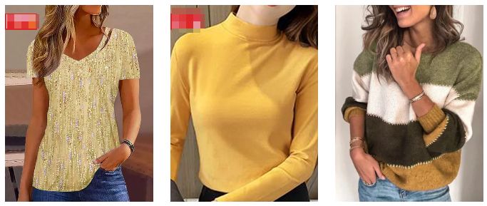 Yellow Women's Tops | JustFashionNow