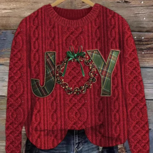 Casual Crew Neck Christmas Light Art Print Sweatshirt, Hoodies & Sweatshirts, color:Red|size:XXL, catalog Noracora shop