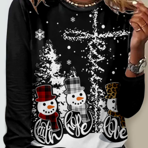 Casual Jersey T-Shirt, Long sleeves, Lilicloth.com