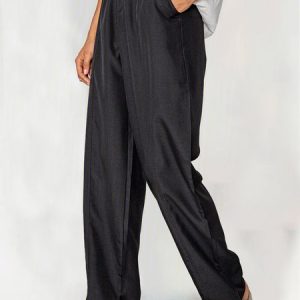 Plain Pants, Pants, color:Black|size:XXL, catalog Noracora shop