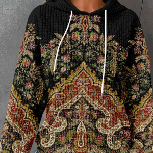 Casual Hoodie Ethnic Sweatshirt Zipper, Hoodies & Sweatshirts, color:Black|size:4XL, catalog Noracora shop
