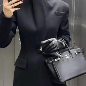 Lapel Collar Plain Urban Blazer, Blazers, color:Black|size:XXL, Stylewe