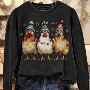 Women's Crew Neck Animal Casual Spring/Fall Long Sleeve Sweatshirt, JustFashionNow Sweatshirts & Hoodies, color:Black|size:XXL,