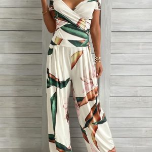 Floral Jumpsuit & Romper, Jumpsuits&Rompers, color:As Picture|size:XXL, catalog Noracora shop