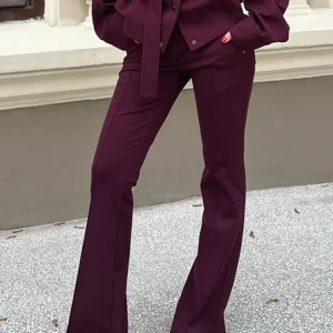 Casual Plain Fashion Pants, Pants, color:As Picture|size:XXL, Stylewe