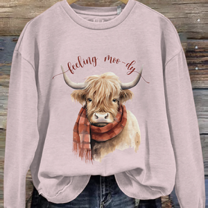 Women's Crew Neck Animal Casual Spring/Fall Cotton Long Sleeve Sweatshirt, JustFashionNow Sweatshirts & Hoodies, color:Pink|size:5XL,