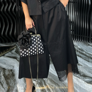 Urban Plain Mesh Fashion Pants, Pants, color:Black|size:XXL, Stylewe