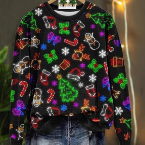 Casual Crew Neck Floral Sweatshirt Zipper, Hoodies & Sweatshirts, color:Color5|size:4XL, catalog Noracora shop