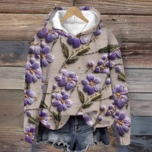 Casual Hoodie Ethnic Sweatshirt, Hoodies & Sweatshirts, color:Purple|size:4XL, catalog Noracora shop