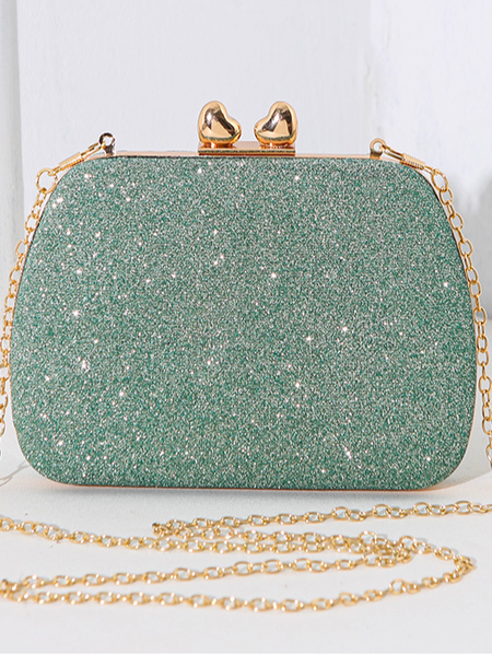Glitter Classic Backpack, Bags, color:Green, Stylewe