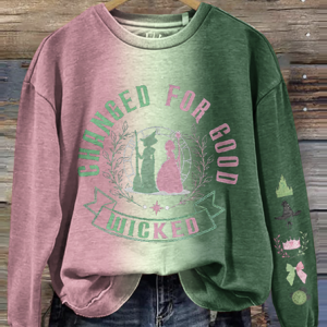 Casual Crew Neck Animal Sweatshirt, Hoodies & Sweatshirts, color:Green|size:5XL, catalog Noracora shop