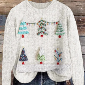 Casual Crew Neck Christmas Sweatshirt, Hoodies & Sweatshirts, color:Color3|size:XXL, catalog Noracora shop