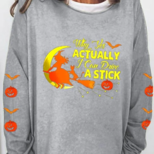 Casual Crew Neck Halloween Sweatshirt Zipper, Hoodies & Sweatshirts, color:Gray|size:XXL, catalog Noracora shop