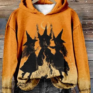 Casual Hoodie Halloween Hoodie, Hoodies & Sweatshirts, color:Orange|size:4XL, catalog Noracora shop