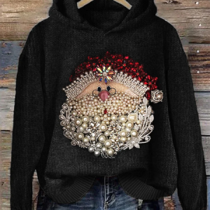 Casual Hoodie Floral Hoodie, Hoodies & Sweatshirts, color:Black|size:4XL, catalog Noracora shop