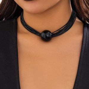 Urban Daily Chain Necklaces, Necklaces, color:Black|size:One-size, Stylewe