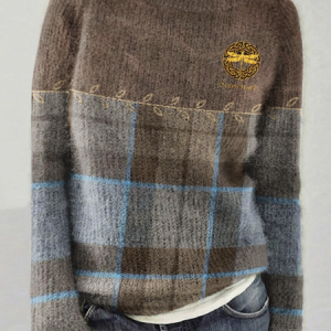 Women Wool/Knitting Animal Long Sleeve Comfy Casual Sweater, Sweaters, color:Brown|size:5XL, catalog Noracora shop