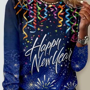 Crew Neck Jersey Casual T-Shirt, Long sleeves, Lilicloth.com