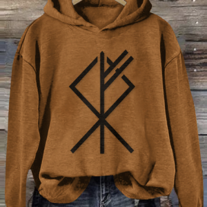 Casual Hoodie Text Letters Hoodie, Hoodies & Sweatshirts, color:Brown|size:5XL, catalog Noracora shop