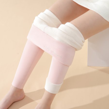Tight Casual Fluff/Granular Fleece Fabric Leggings, Leggings, Lilicloth.com
