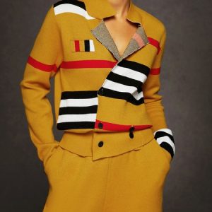High Elasticity Casual Striped Cardigan, Cardigans, color:As Picture|size:XXL, Stylewe