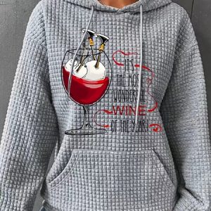 Christmas It’s The Most Wonderful Wine Of The Year Simple Loose Hoodie, Hoodies&Sweatshirts, Lilicloth.com