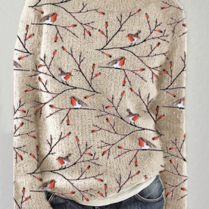 Women Wool/Knitting Animal Long Sleeve Comfy Casual Sweater, Sweaters, color:Apricot|size:5XL, catalog Noracora shop
