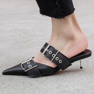 All Season Plain Flat, Heels, color:Black|size:41, Stylewe